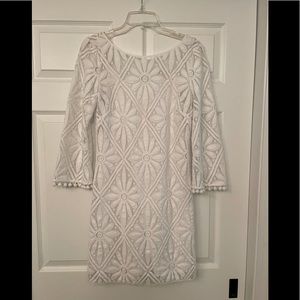 Lilly Pulitzer white lace dress